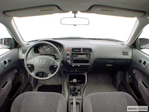 2000 Honda Civic Centered wide dash shot