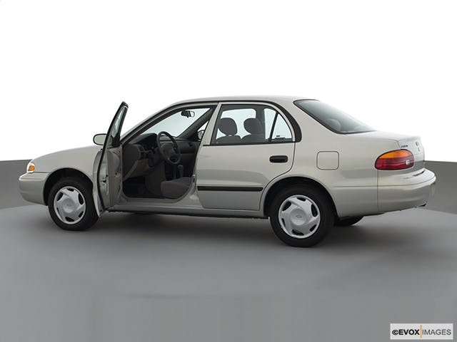 2001 Chevrolet Prizm Driver's side profile with drivers side door open