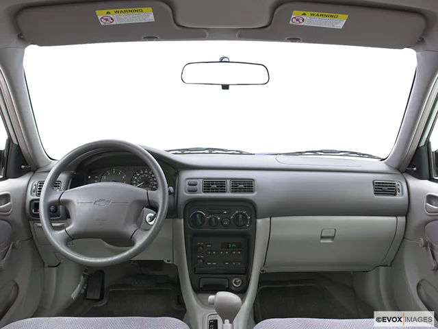 2001 Chevrolet Prizm Centered wide dash shot