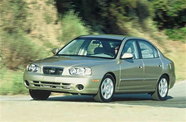 Hyundai elantra 2001 года