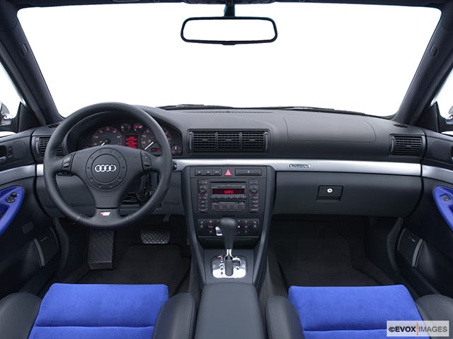 2002 Audi S4 Centered wide dash shot