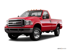 2005 Ford F-250 Super Duty Front angle view, low wide perspective