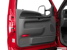 2005 Ford F-250 Super Duty Inside of driver's side open door, window open