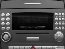 2005 Mercedes-Benz SLK Closeup of radio head unit