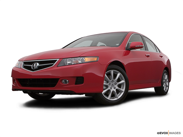 2007 Acura TSX in Red - Engine Stock Photo - Alamy