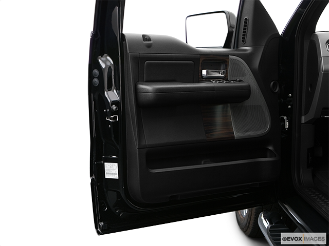 2008 Lincoln Mark LT Inside of driver's side open door, window open