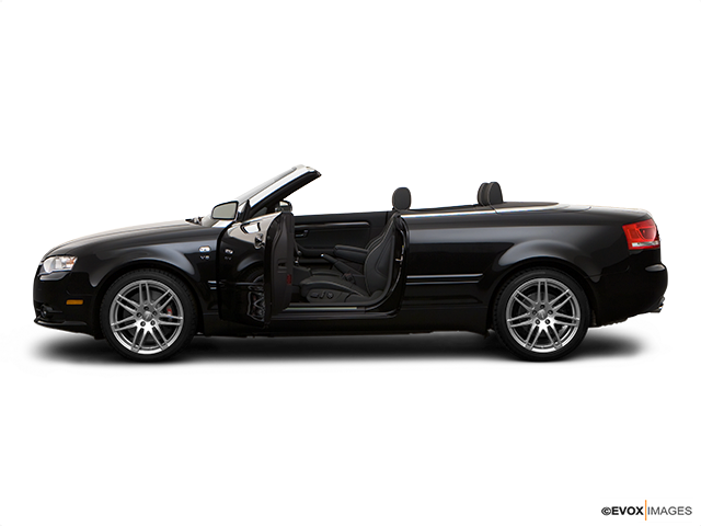 2009 Audi S4 Driver's side profile with drivers side door open