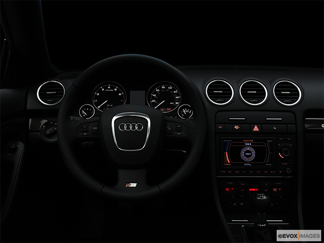 2009 Audi S4 Centered wide dash shot - 'night' shot