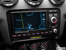 2010 Audi TTS Driver position view of navigation system