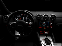 2010 Audi TTS Centered wide dash shot - 'night' shot