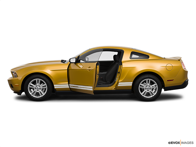 2010 Ford (フォード) Mustang (マスタング) GT 1/18 Sunset Gold Metallic w/ hood  stripe package GL128 - ミニカー