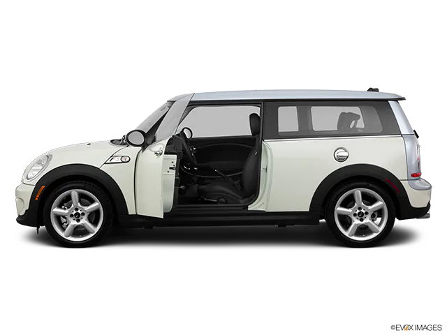 2011 MINI Cooper Clubman Driver's side profile with drivers side door open