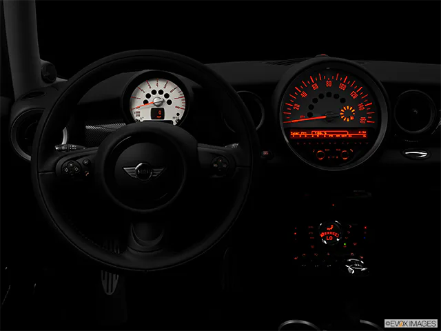 2011 MINI Cooper Clubman Centered wide dash shot - 'night' shot