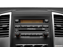 2012 Nissan Xterra Closeup of radio head unit