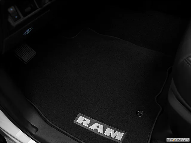 2012 Ram 3500 Driver's floor mat and pedals. Mid-seat level from outside looking in
