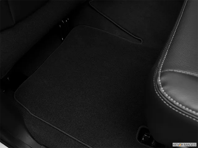 2012 Ram 3500 Rear driver's side floor mat. Mid-seat level from outside looking in