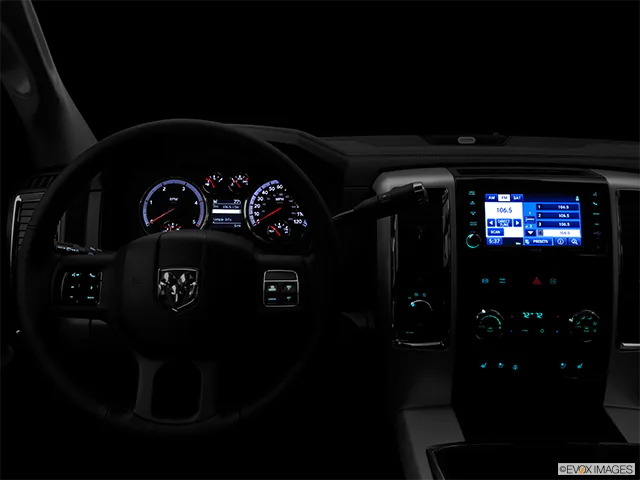 2012 Ram 3500 Centered wide dash shot - 'night' shot
