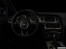 2015 Audi Q7 Centered wide dash shot - 'night' shot
