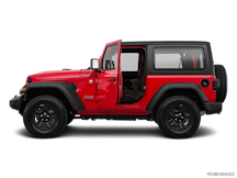 2020 Jeep Wrangler Driver's side profile with drivers side door open
