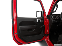 2020 Jeep Wrangler Inside of driver's side open door, window open