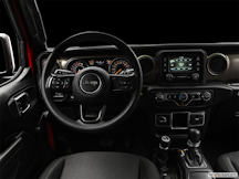 2020 Jeep Wrangler Centered wide dash shot - 'night' shot