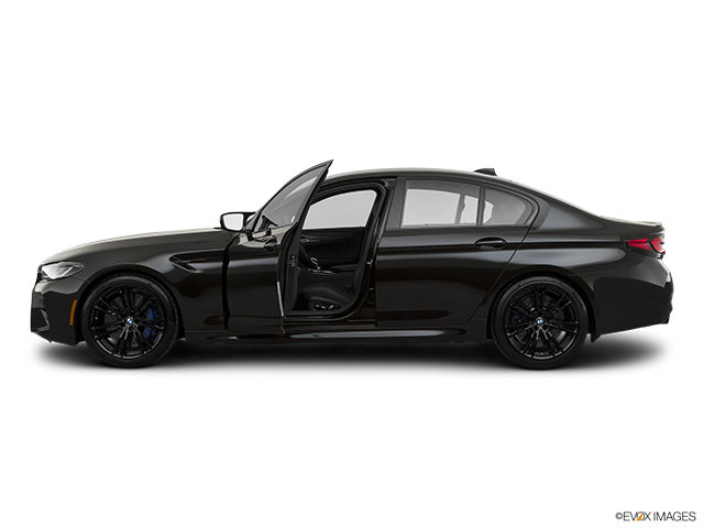 2021 BMW M5 Driver's side profile with drivers side door open
