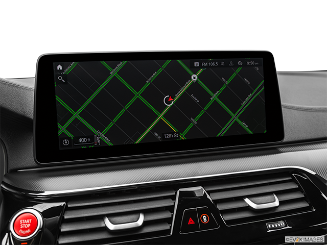 2021 BMW M5 Driver position view of navigation system