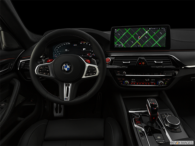 2021 BMW M5 Centered wide dash shot - 'night' shot