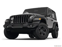 2023 Jeep Wrangler Front angle view, low wide perspective