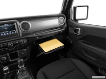 2023 Jeep Wrangler Glove box open