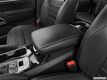2025 Kia Telluride Front center console with closed lid, from driver's side looking down